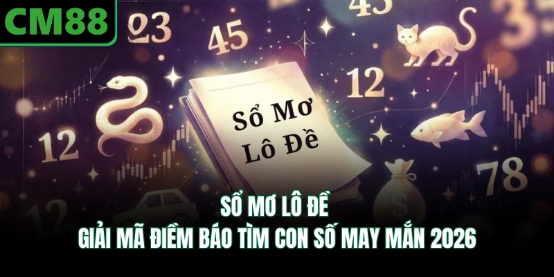 Sổ Mơ Lô Đề | Giải Mã Điềm Báo Tìm Con Số May Mắn 2026
